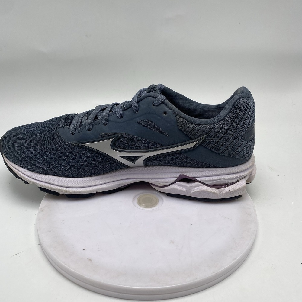 Mizuno Shoes Women Size 7 Wave Rider 23 Gray Athletic Running Trainers 3993 - Picture 10 of 16